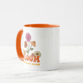 Bloom Wo Sie gepflanzt sind Tasse (Vorderseite Links)