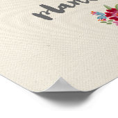 Bloom, wo Sie gepflanztes Poster sind (Ecke)