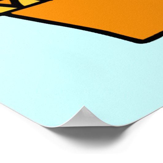 Bloom, wo Sie Plakat gepflanzt sind (Ecke)