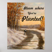 "BLOOM WO SIE PLANEN POSTER (Vorne)