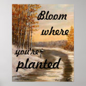 "BLOOM WO SIE PLANEN SIND POSTER (Vorne)