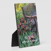 Bloom, wo Sie Zitat mit Iren gepflanzt werden Fotoplatte (Seite)