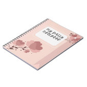 Bloom & Write - BlumenNotebook Notizblock (Linke Seite)