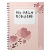 Bloom & Write - BlumenNotebook Notizblock (Vorderseite)