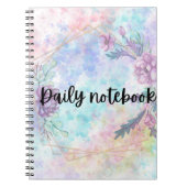 Bloom & Write - BlumenNotebook Notizblock (Vorderseite)