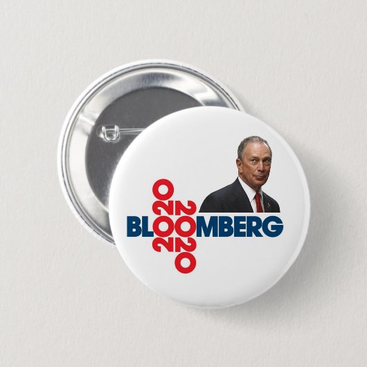 Bloomberg 2020 button (Vorne & Hinten)