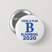 Bloomberg 2020 button (Vorne & Hinten)
