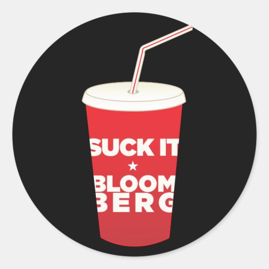 Bloomberg Soda Ban Protest Aufkleber (Vorderseite)