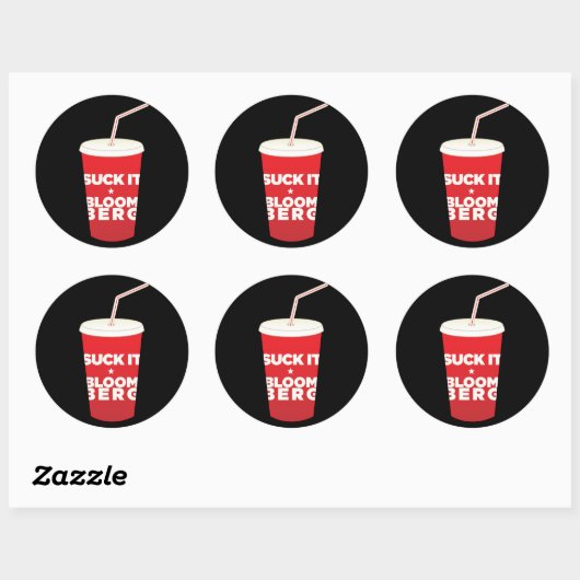 Bloomberg Soda Ban Protest Aufkleber (Blatt)