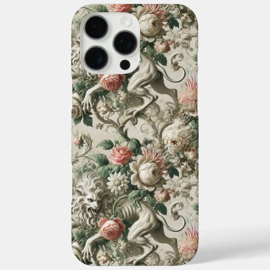 Bloombound Sentinel - Gothic Floral Design Case-Mate iPhone Hülle (Rückseite)
