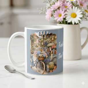 Bloomcore-Blumenmarkt-Fahrrad-Kaffeetasse Kaffeetasse