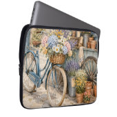 Bloomcore-Blumenmarkt-Fahrrad Laptopschutzhülle (Vorne Rechts)