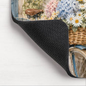 Bloomcore-Blumenmarkt-Fahrrad Mousepad (Ecke)