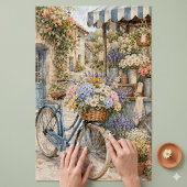 Bloomcore-Blumenmarkt-Fahrrad Puzzle