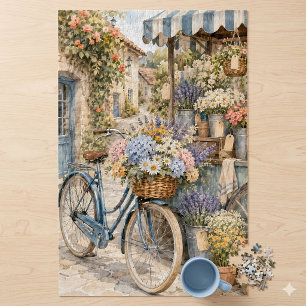 Bloomcore-Blumenmarkt-Fahrrad Puzzle