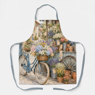 Bloomcore-Blumenmarkt-Fahrrad Schürze