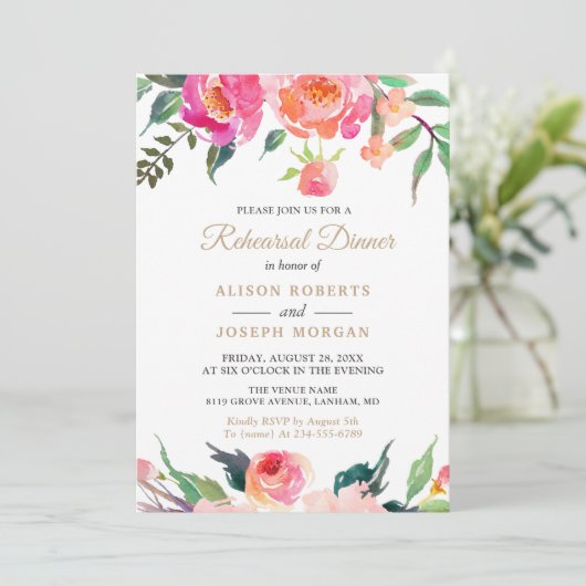 BLOOME Botanische Probe Einladung (Stehend Vorderseite)