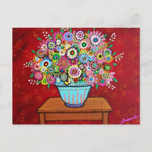 BLOOME POSTCARD POSTKARTE (Vorderseite)