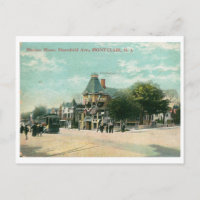 Bloomfield Ave., Montclair NJ 1908 Vintag