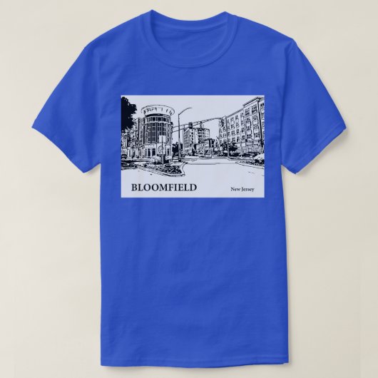Bloomfield New Jersey 2 T-Shirt (Design vorne)