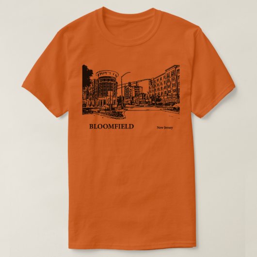 Bloomfield New Jersey 3 T-Shirt (Design vorne)