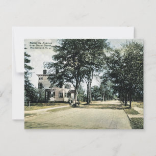 Bloomfield NJ, Belleville Ave, 1910er Jahre Vintag Postkarte