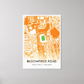 Bloomfield Road Stadium in Blackpool, England Leinwanddruck (Vorderseite)