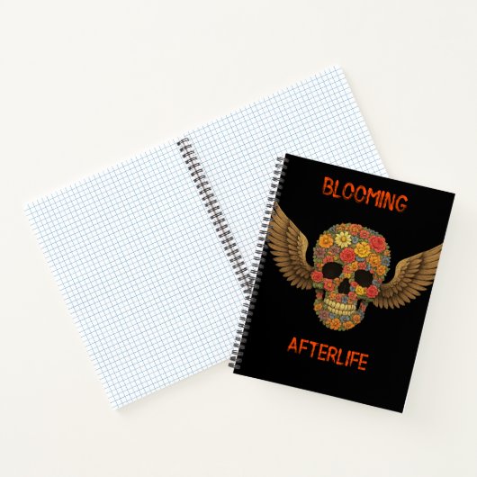 Blooming Afterlife Spiral Notebook Notizblock (Innenseite)