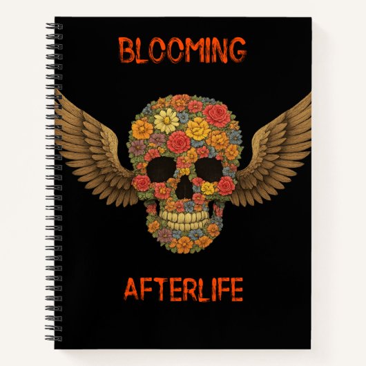 Blooming Afterlife Spiral Notebook Notizblock (Vorderseite)