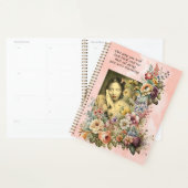 "Blooming all Along" Zitat hübsche Mädchen und Blu Planer (Anzeige)