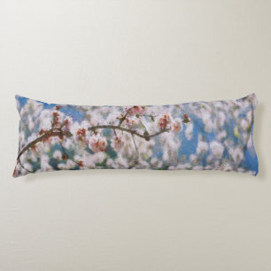 Blooming Almond Tree Pointillism Artwork Seitenschläferkissen