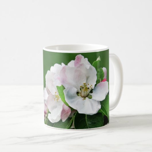 Blooming Apple Tree Hello Spring Tasse (VorderseiteRechts)