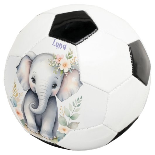 Blooming Baby Elephant Fußball (Dreiviertel)