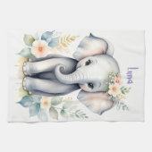 Blooming Baby Elephant Geschirrtuch (Horizontal)