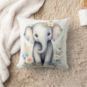 Blooming Baby Elephant Kissen (Decke)
