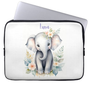 Blooming Baby Elephant Laptopschutzhülle