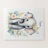 Blooming Baby Elephant Puzzle (Horizontal)