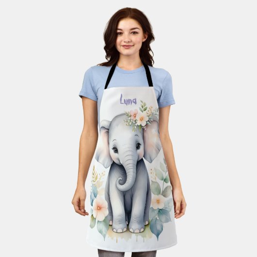Blooming Baby Elephant Schürze (Getragen)