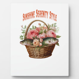 🌿 Blooming Basket Charm 🌿 Fotoplatte