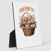 🌿 Blooming Basket Charm 🌿 Fotoplatte (Seite)