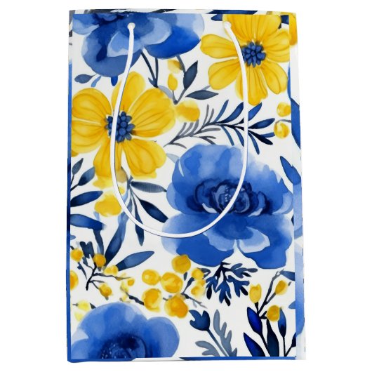 Blooming Beauty Gift Bag Mittlere Geschenktüte (Vorderseite)