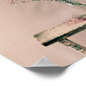 Blooming Beauty Wand Art Poster (Ecke)