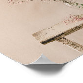 Blooming Beauty Wand Art Poster (Ecke)