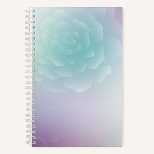 Blooming Blume Hardcover Kleines Notebook Notizblock (Vorderseite)