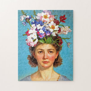 "Blooming Bouffant" Anna - Art & Floral Society Puzzle