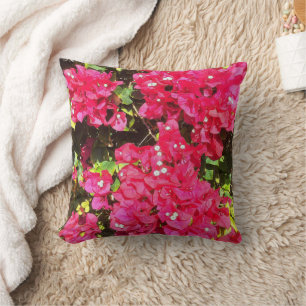 Blooming Bougainvillea Throw Kissen