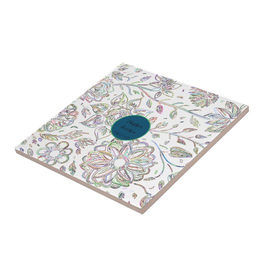 Blooming Bouquet Fliese (Seite)