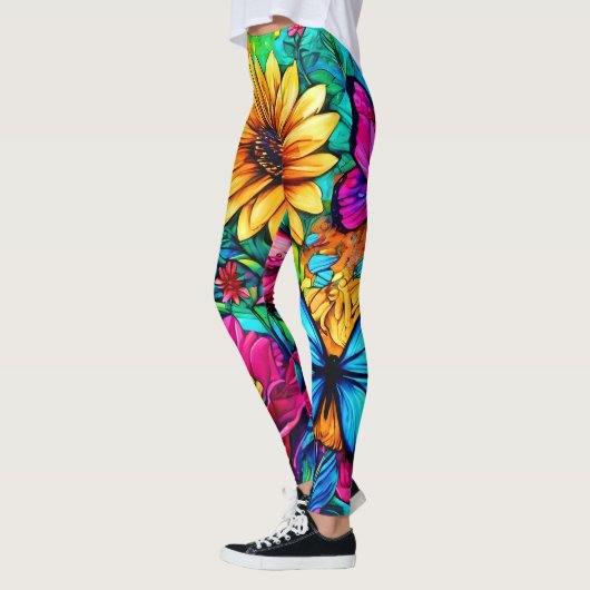Blooming Butterfly Haven Leggings (Links)