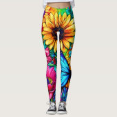 Blooming Butterfly Haven Leggings (Vorderseite)