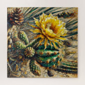 Blooming Cactus 600 Piece Puzzle (Horizontal)